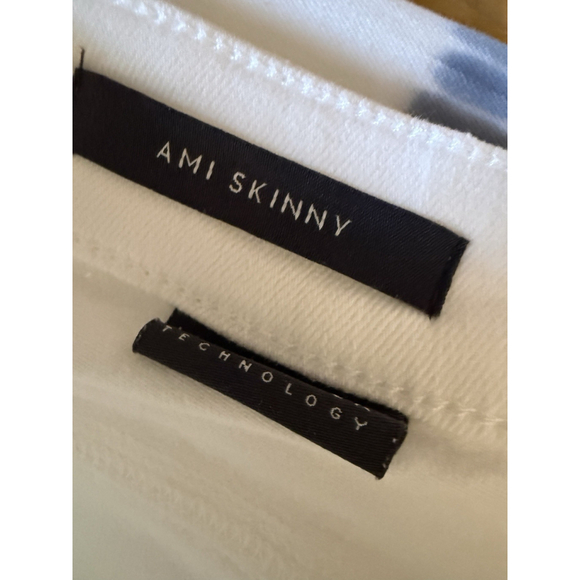 NYDJ Jeans Size 8 Women’s White Stretch Pants Mid Rise Ami Skinny NWT - Picture 4 of 10